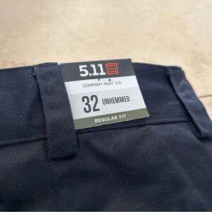 5.11 Tactical Dark Pants company 2.0  pants regular fit unhemmed